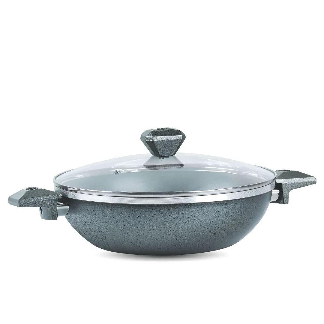 16-Piece Gray Non-Stick Daffodil Themed Gift Pack Set