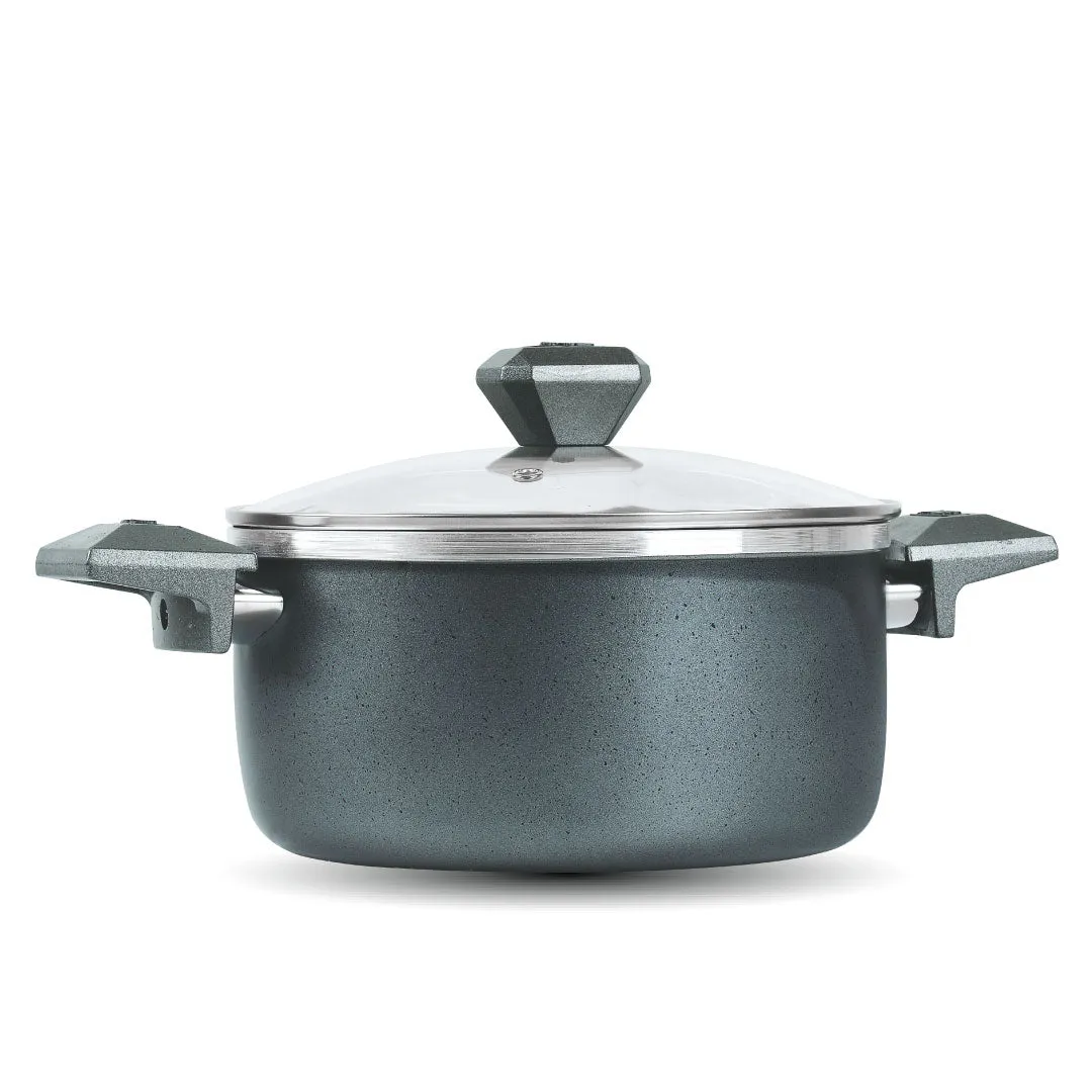16-Piece Gray Non-Stick Daffodil Themed Gift Pack Set