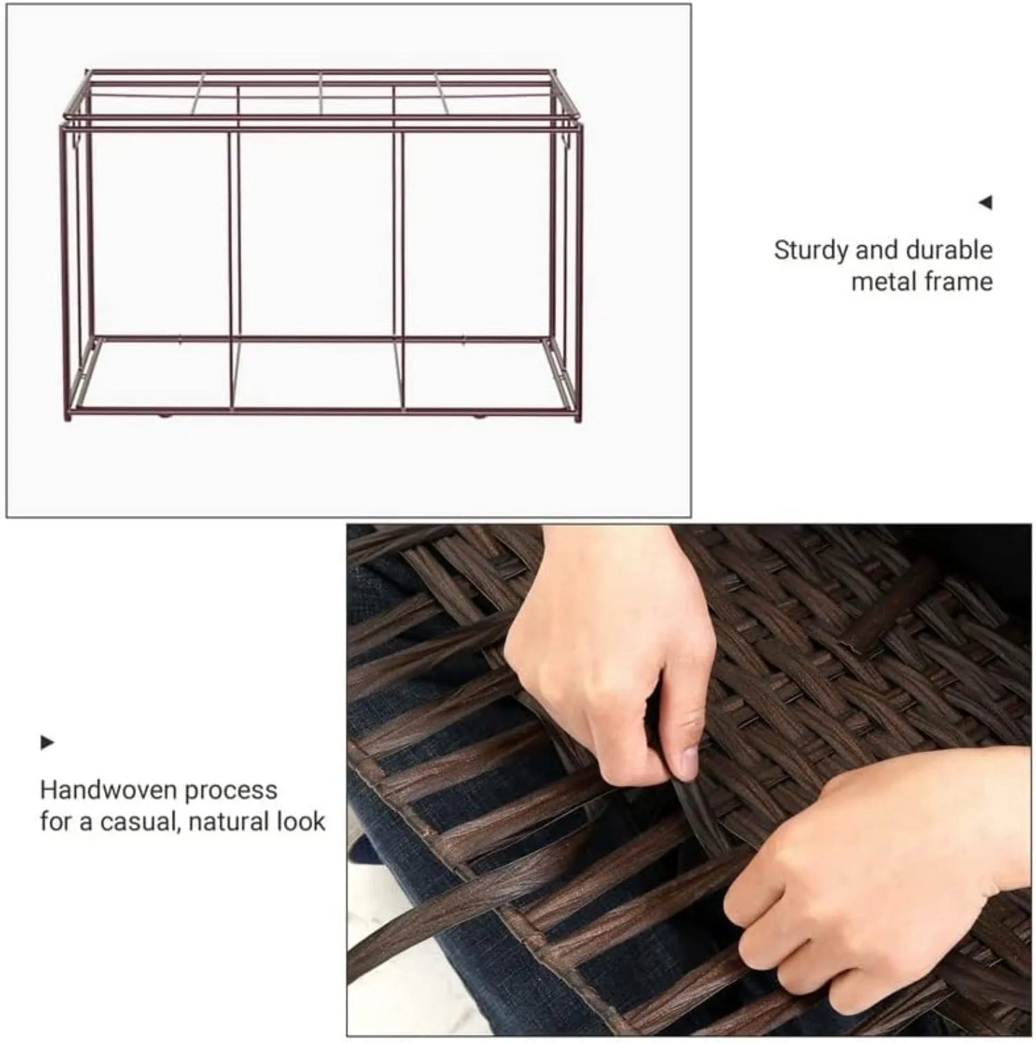 160L Storage Basket w/ Lid, Waterproof, Foldable - SONGMICS