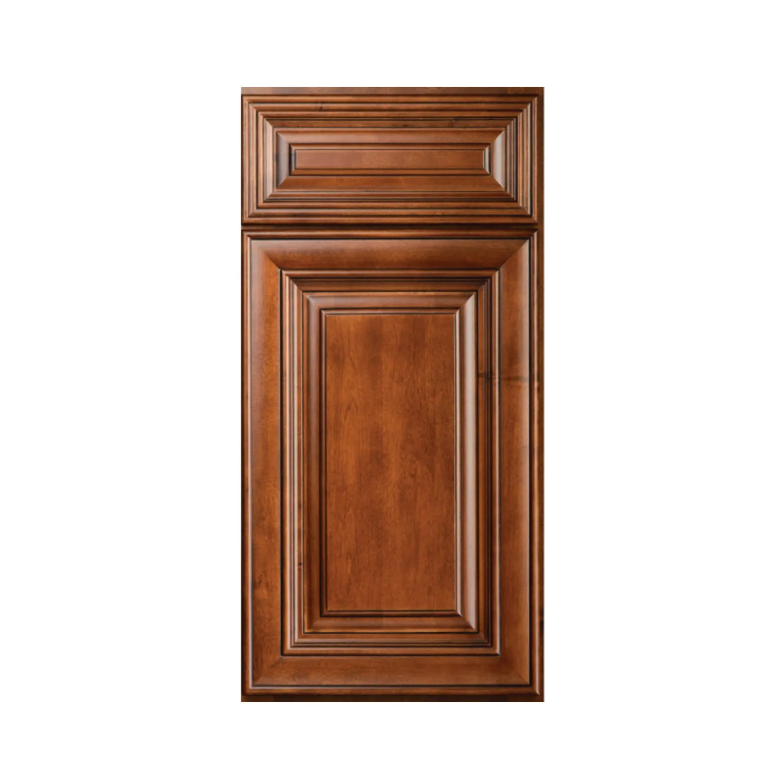 24"D Birch Solid Wood x 18"W x 34.5"H 2 Drawer Base Kitchen Cabinet 18" Wide 2DB18