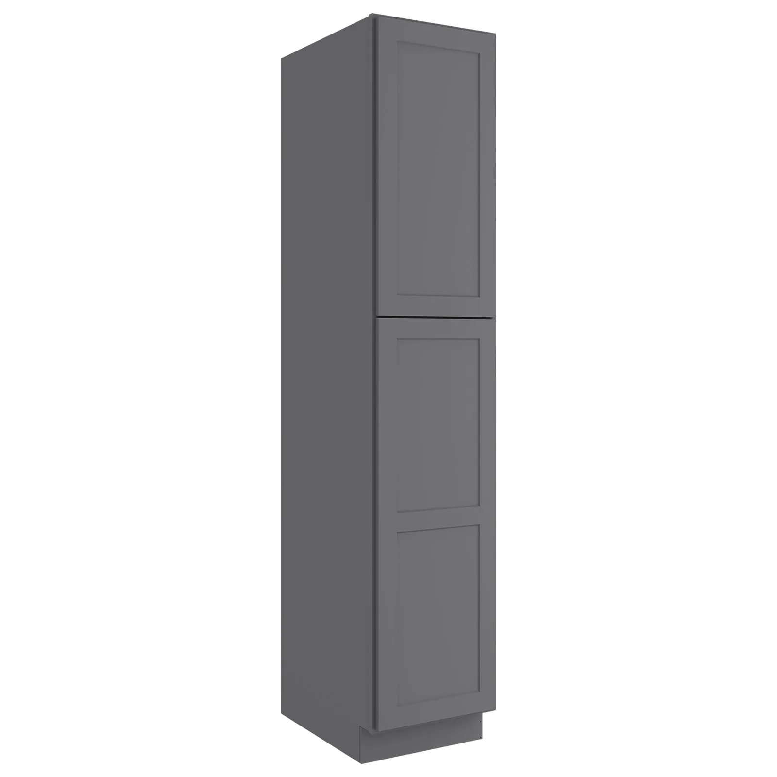 24"D*18"W*84"H Birch Solid Wood Pantry Tall Storage Cabinet U188424