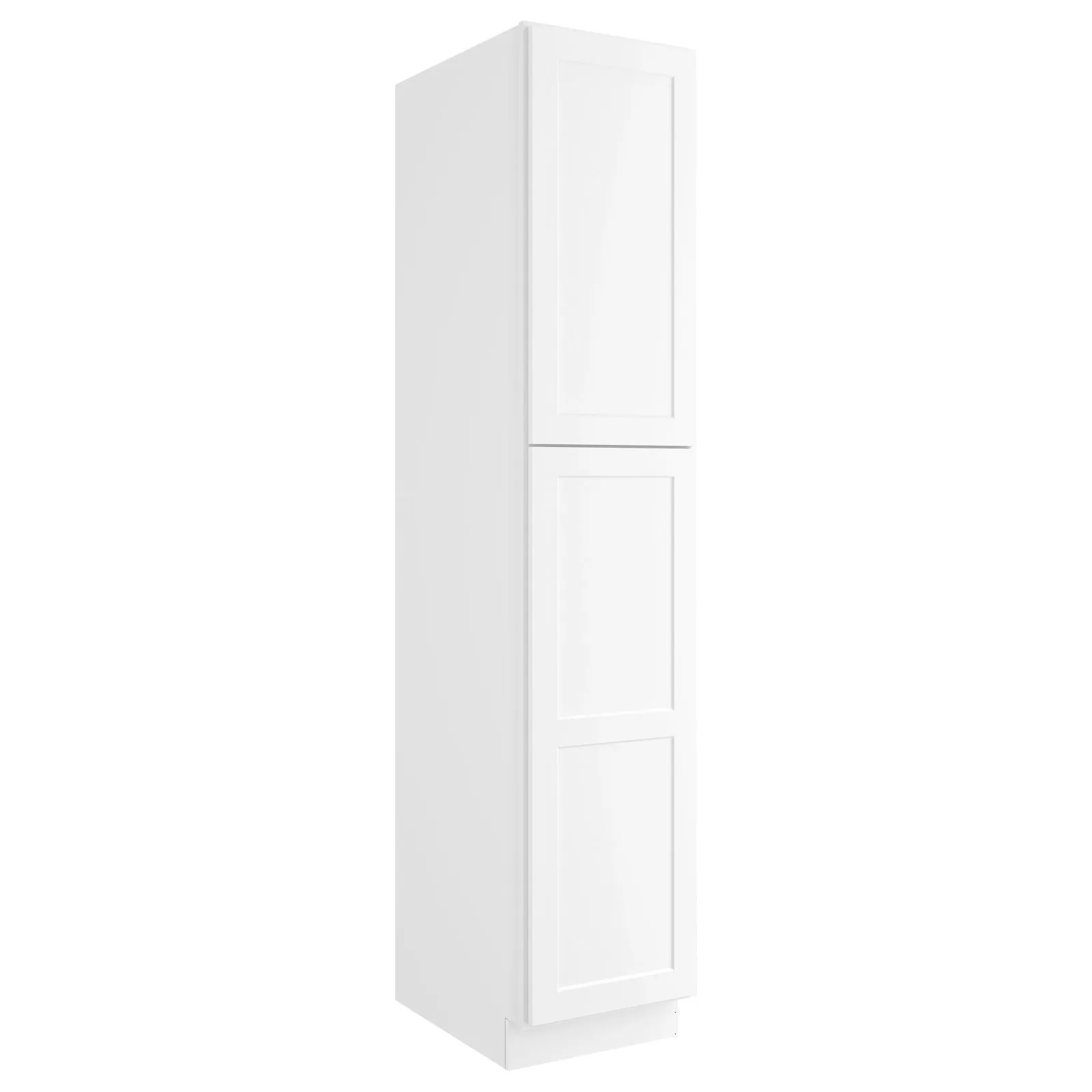 24"D*18"W*84"H Birch Solid Wood Pantry Tall Storage Cabinet U188424