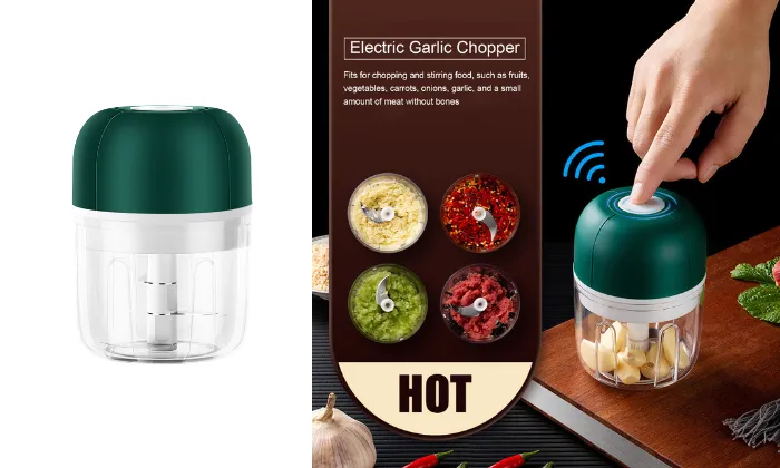 250mL Mini Electric Garlic Chopper