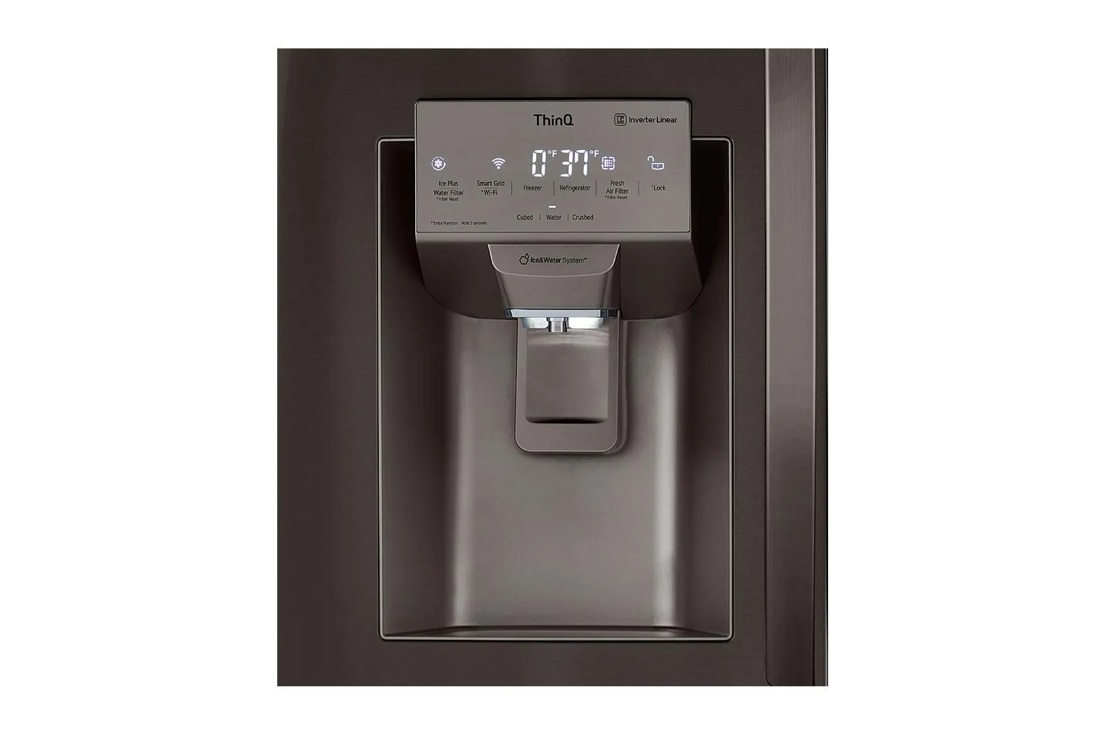 28 cu ft. Smart InstaView® Door-in-Door® Double Freezer Refrigerator with Craft Ice™