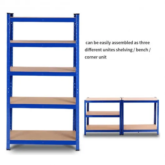 29.5" x  59" Adjustable 5-layer 2000 lbs Capacity Tool Shelf