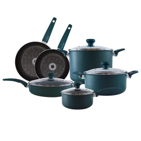 3061 10 Piece Non-Stick Aluminum Cookware Set by Taste of Home