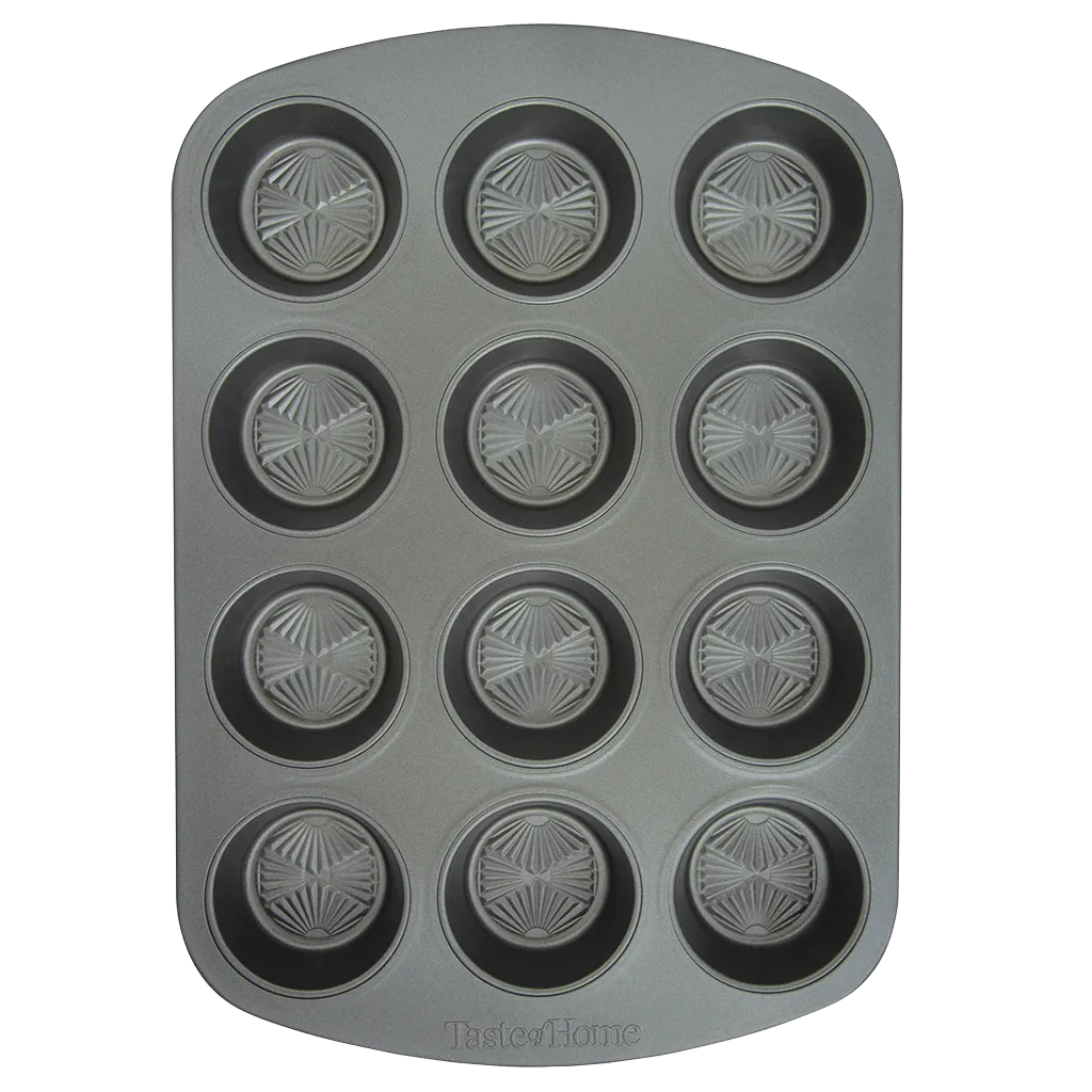 3066 2 Piece 12 Cup NonStick Metal Muffin Pan by Taste of Home