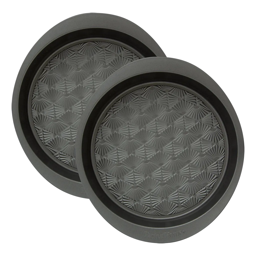 3067 2 Piece 9 Inch NonStick Metal Round Baking Pan by Taste of Home