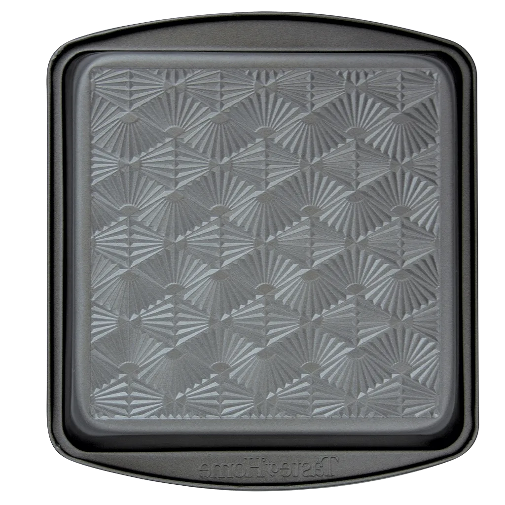 3068 2 Piece 8 Inch NonStick Metal Square Baking Pan by Taste of Home