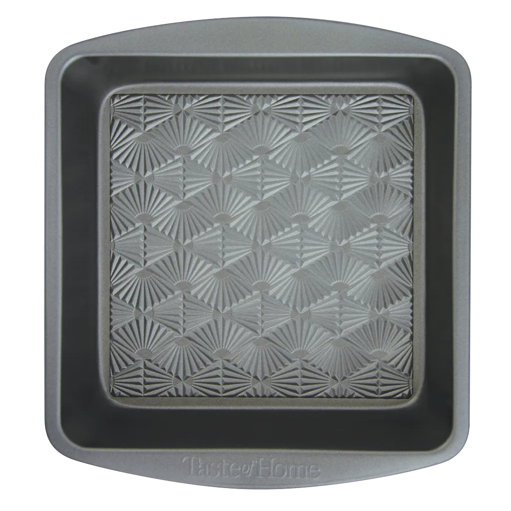 3068 2 Piece 8 Inch NonStick Metal Square Baking Pan by Taste of Home