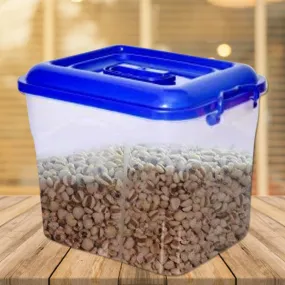 Durable 3718 Plastic Storage Container with Secure Lid - 5.5kg Capacity