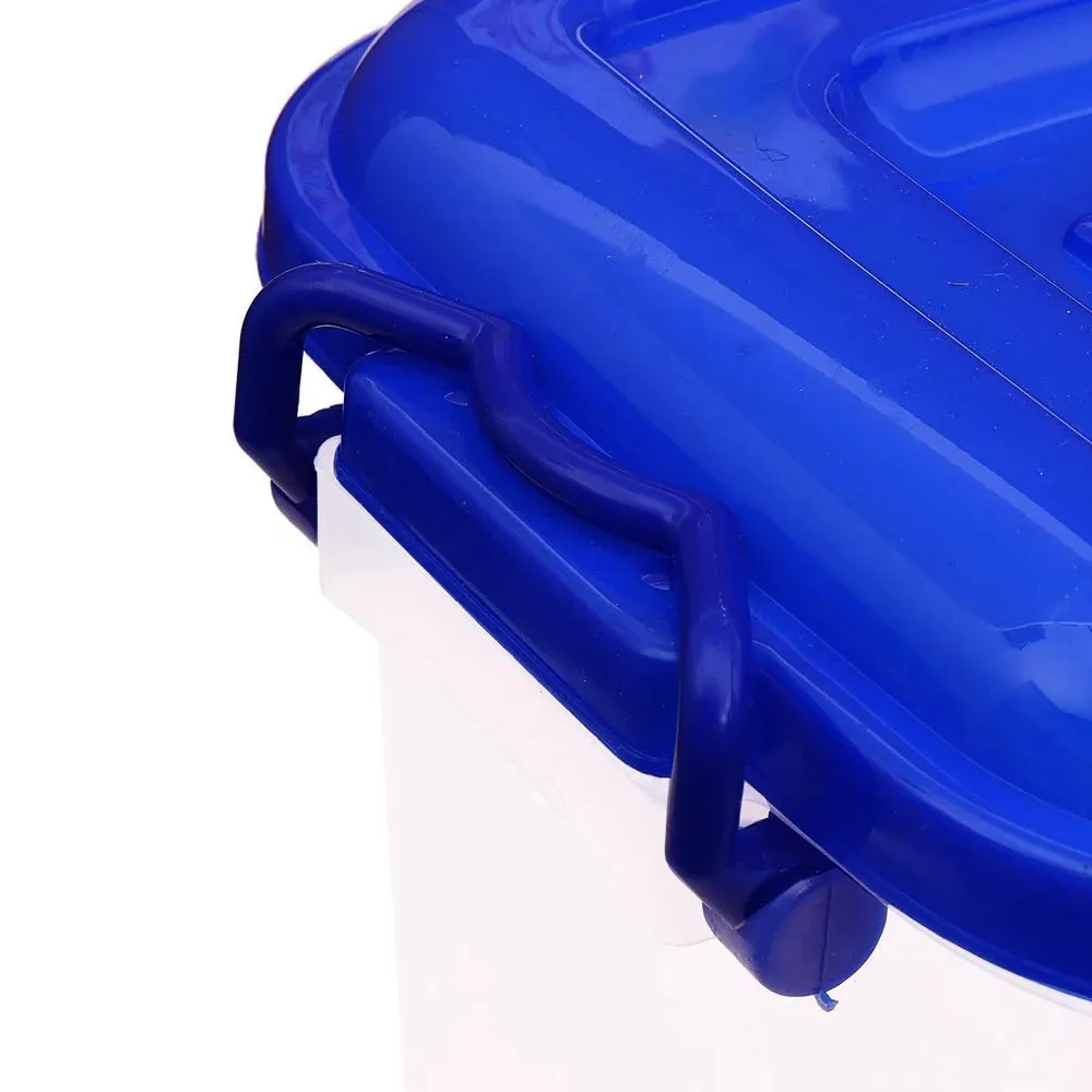 Durable 3718 Plastic Storage Container with Secure Lid - 5.5kg Capacity