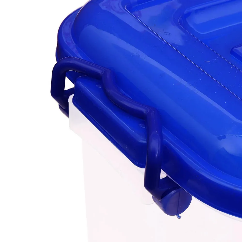 Durable 3718 Plastic Storage Container with Secure Lid - 5.5kg Capacity