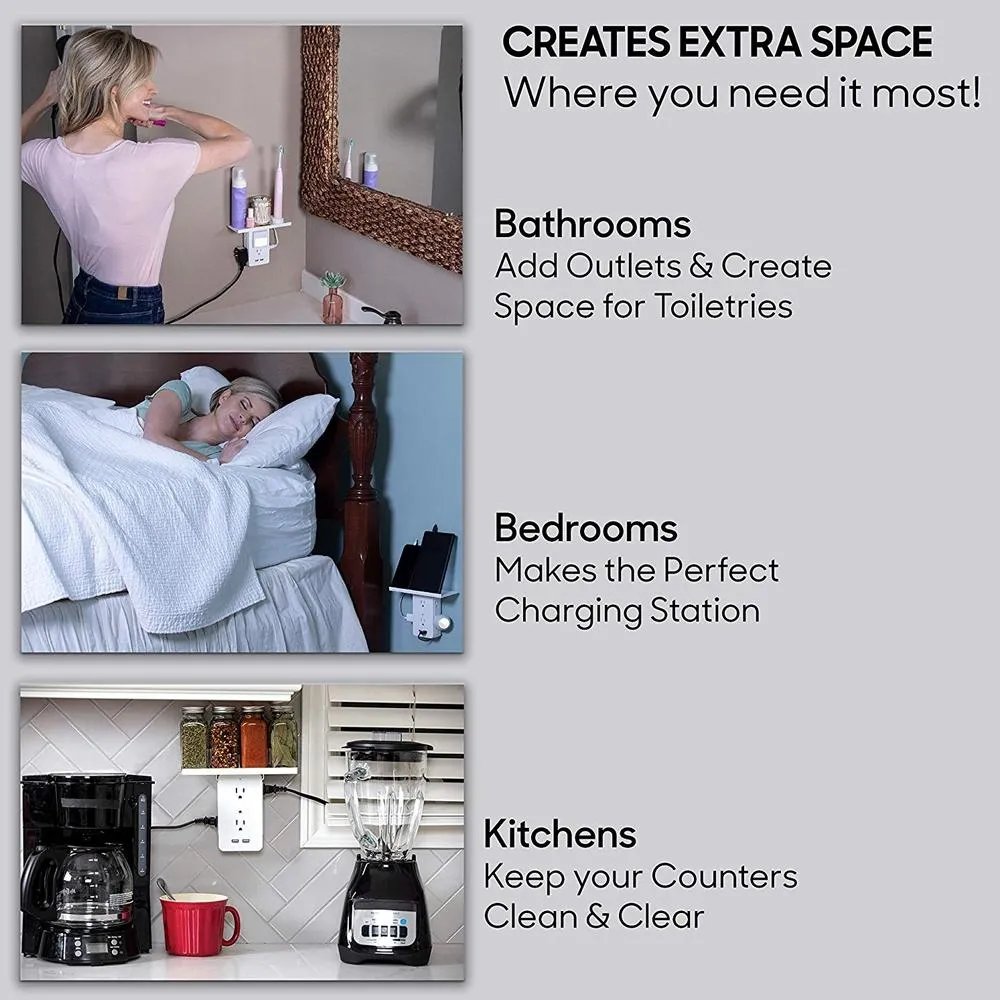 8-Port Multi-Function US Standard Socket
