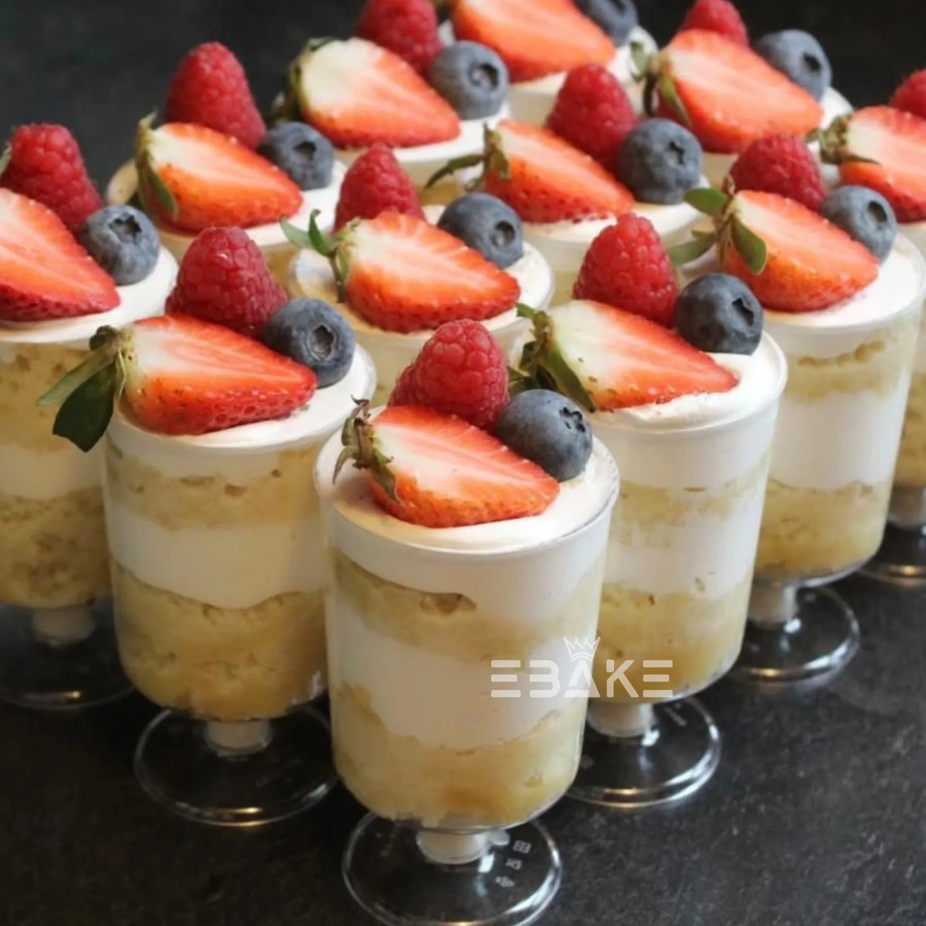 Acrylic Dessert Cups / Mousse Cups 150ml