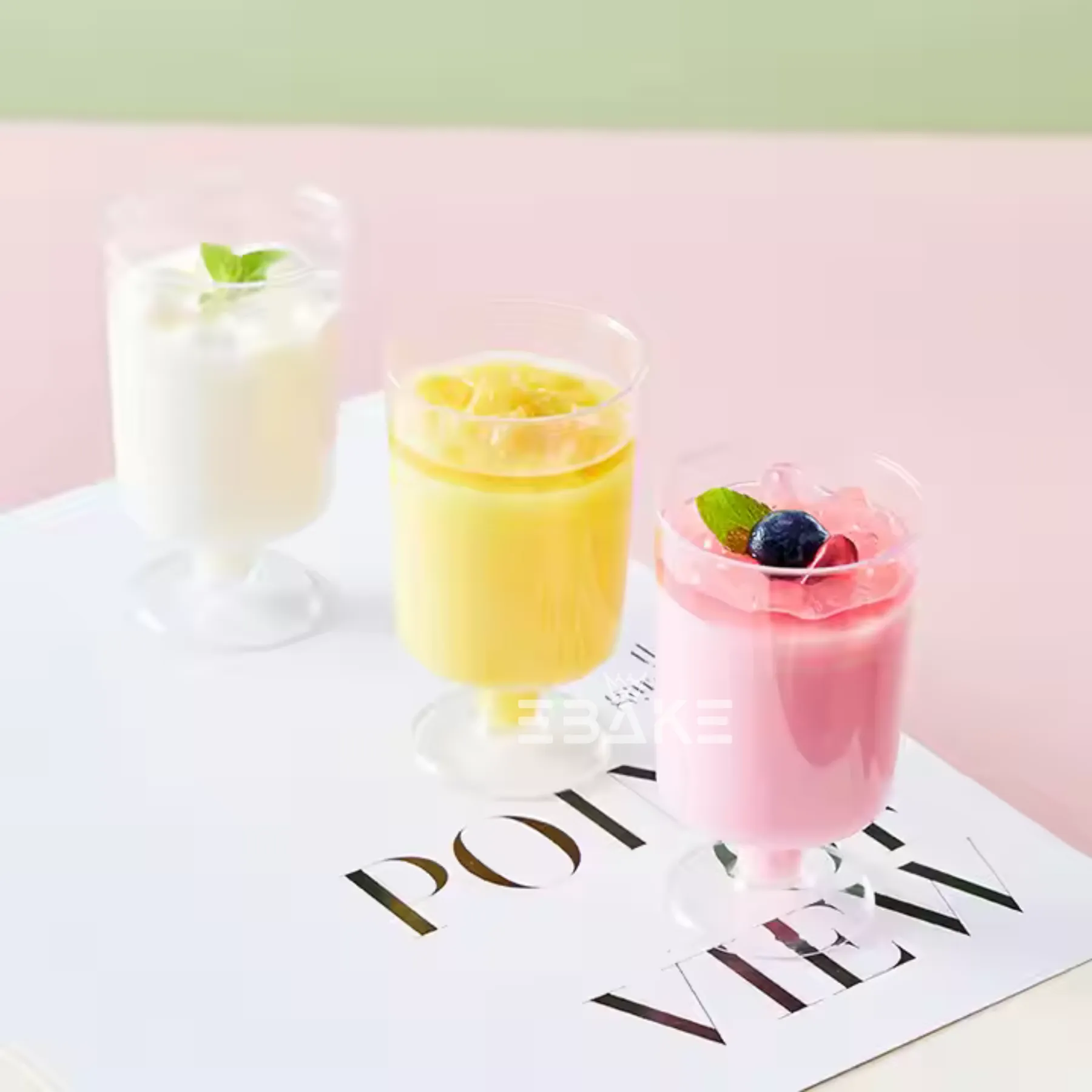 Acrylic Dessert Cups / Mousse Cups 150ml