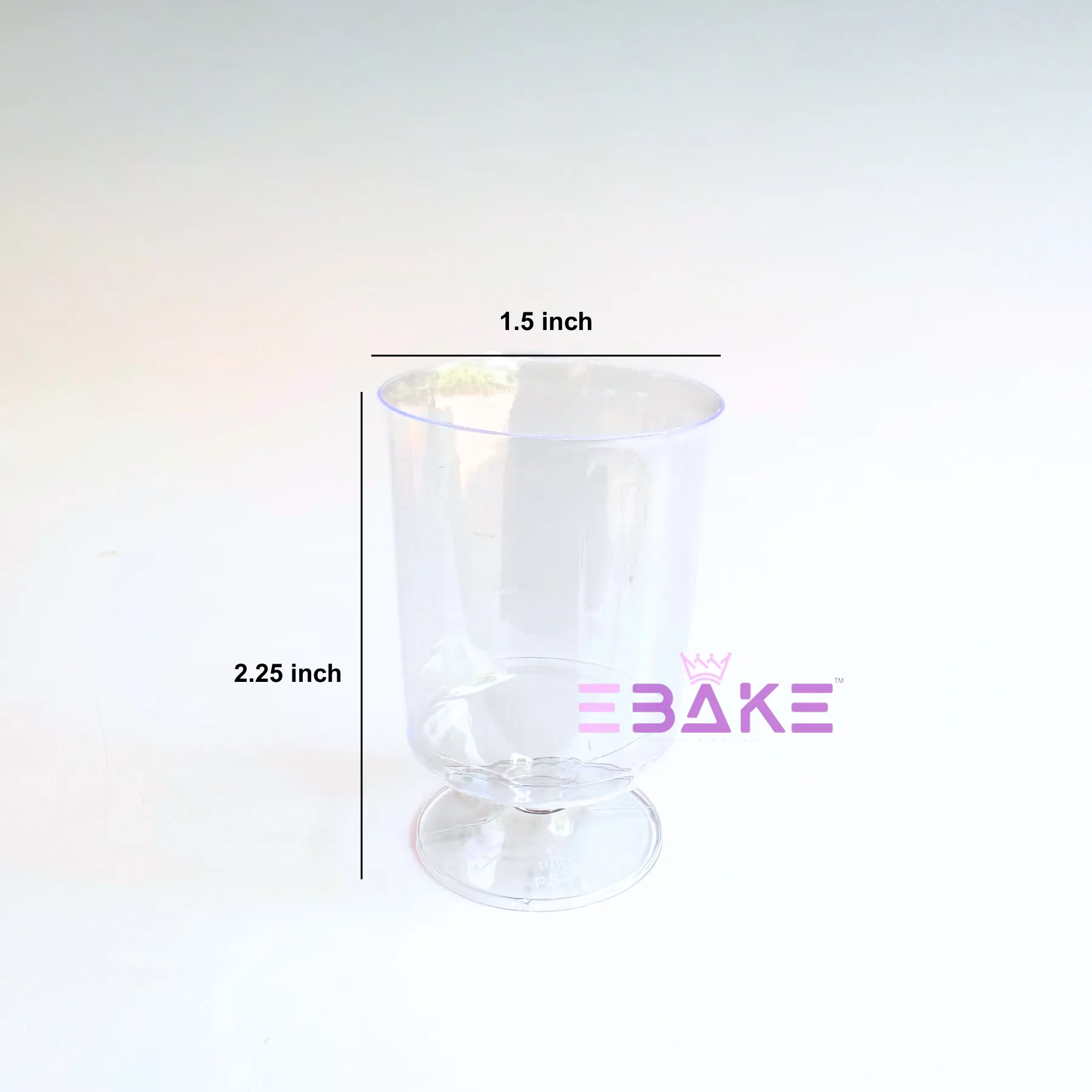 Acrylic Dessert Cups / Mousse Cups 45ml (Small)