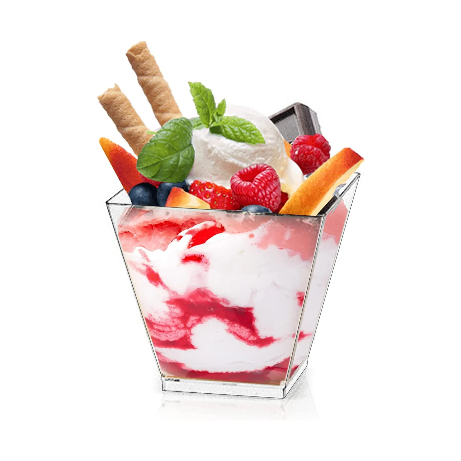 Acrylic Dessert Cups / Mousse Cups 60ml