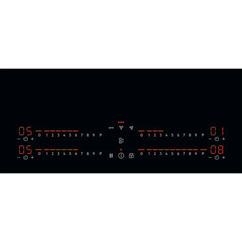 AEG CCE84543FB 78cm Wide Venting Hob,Black,A  Rated