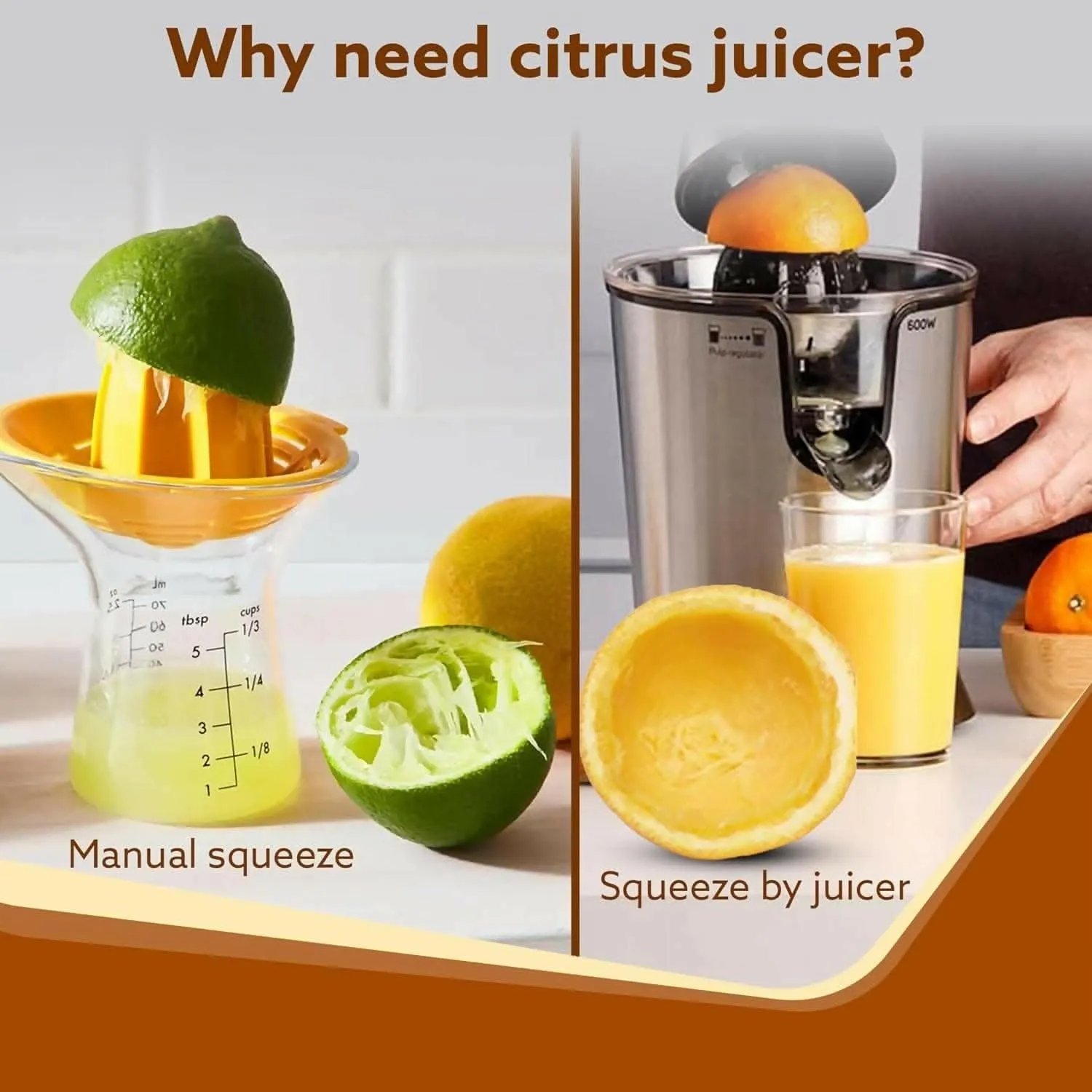 AGARO Regency Electric Citrus Juicer 350W power (capacity: 650 ml)