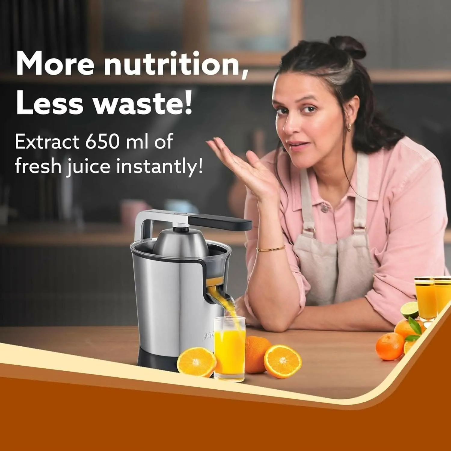 AGARO Regency Electric Citrus Juicer 350W power (capacity: 650 ml)
