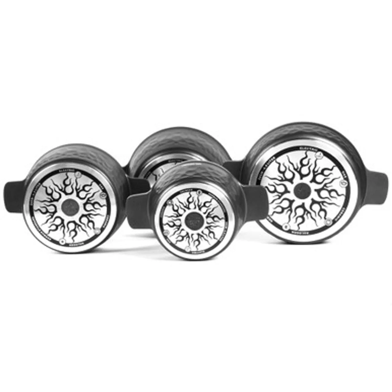 Arshia Die-Casted Diamond Cookware Set 12pcs Silver