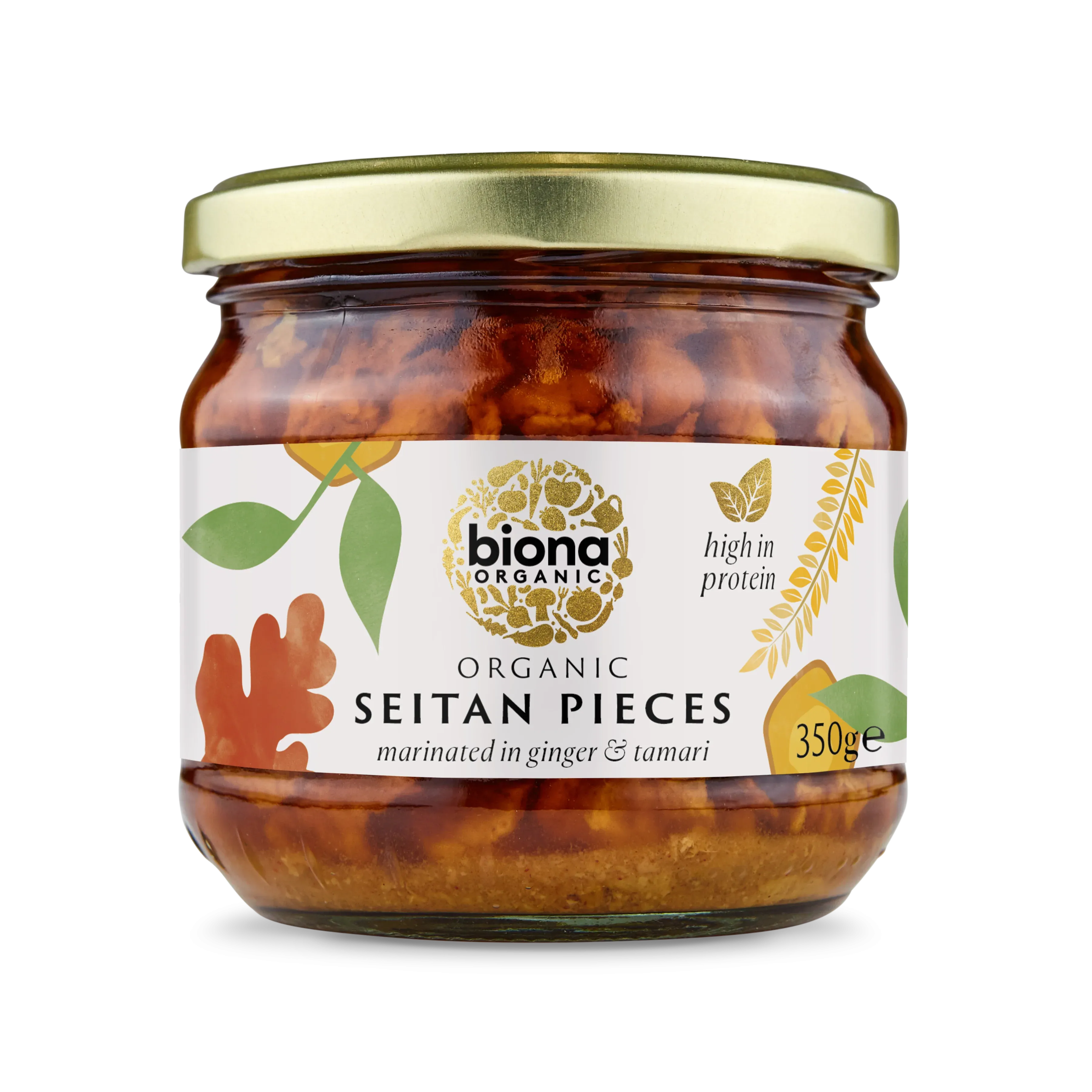 Biona Organic Seitan Pieces Marinated in Ginger & Tamari 350g