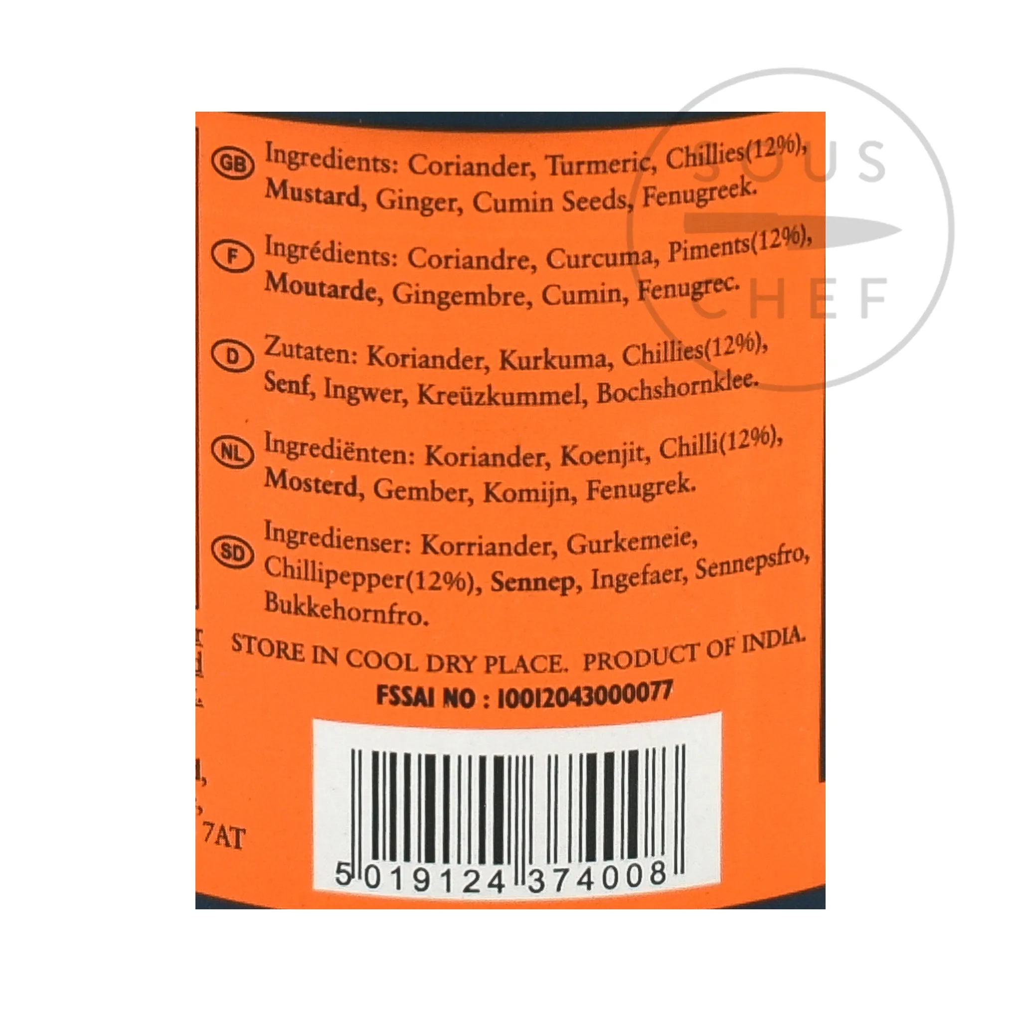 Bolst's Curry Powder Hot, 100g