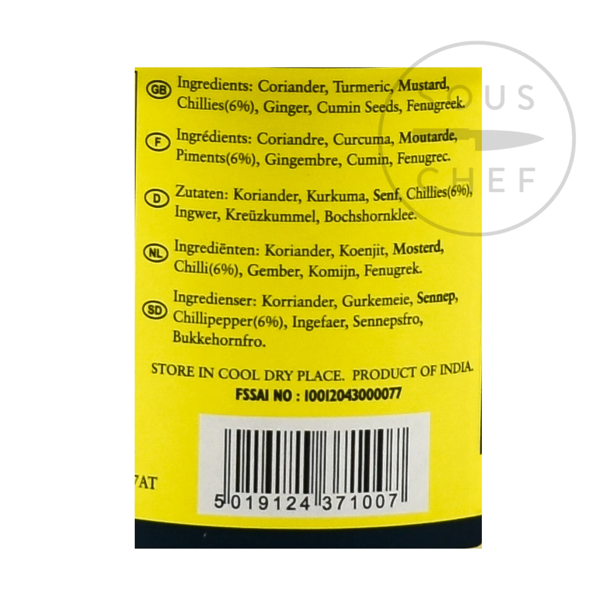Bolst's Curry Powder Mild, 100g