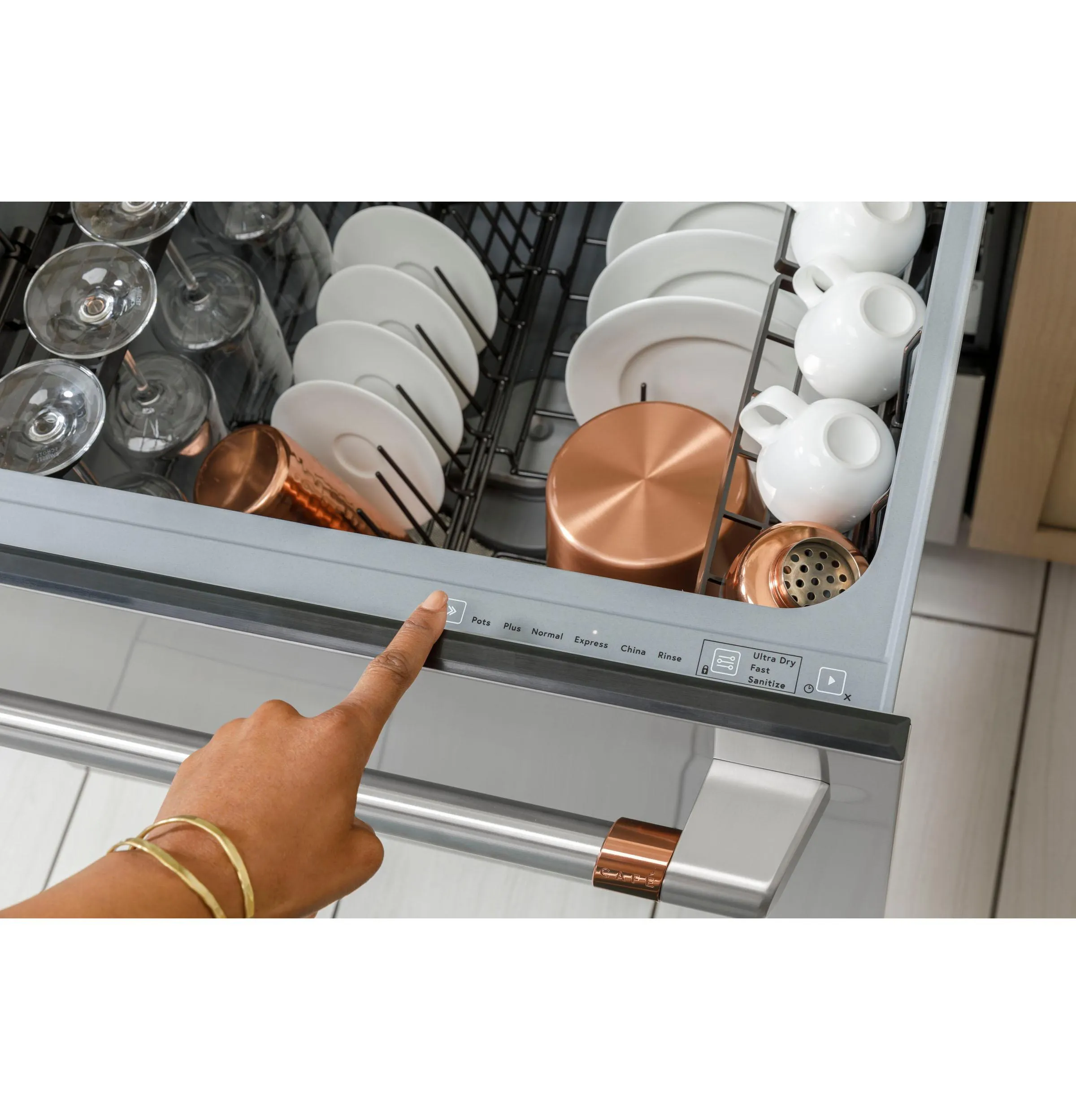 Cafe CDD220P4WW2 Caf(eback)™ ENERGY STAR Smart Single Drawer Dishwasher