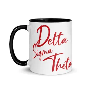 Delta Script Mug