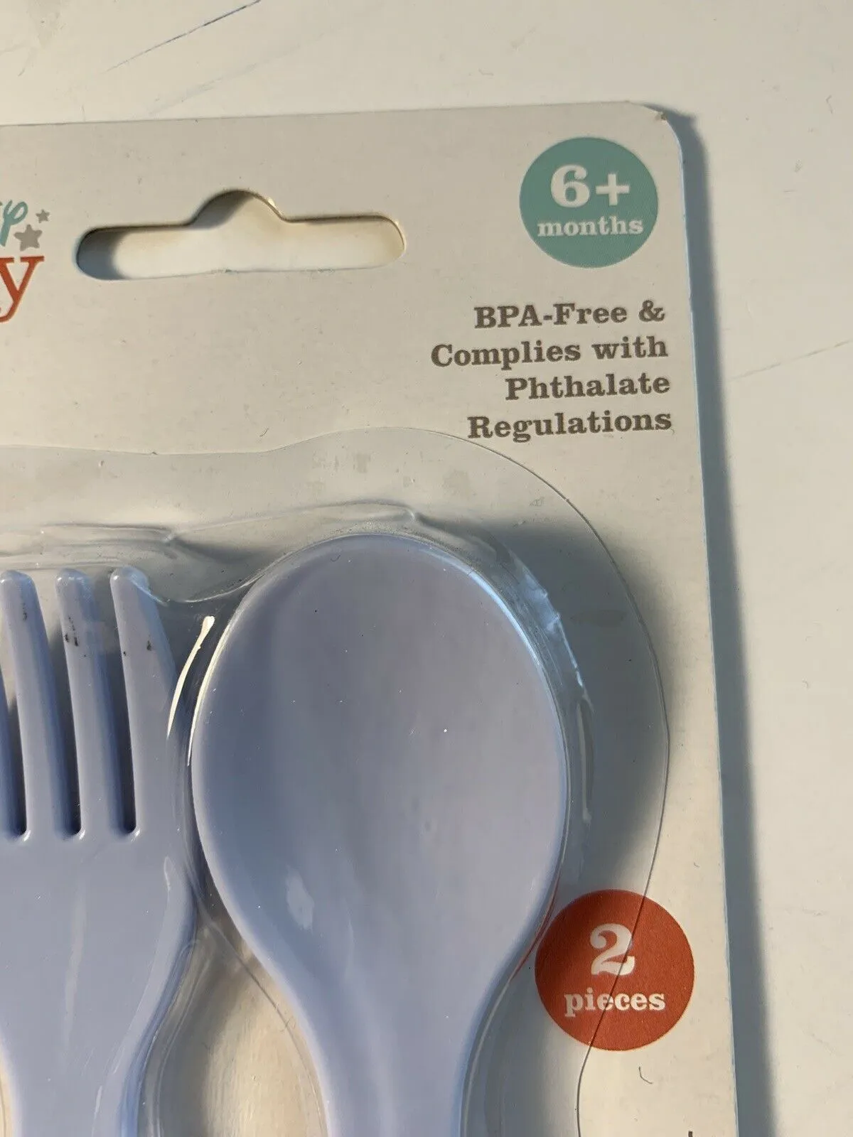 Disney Baby Minnie & Mickey Mouse Pink Fork & Spoon Set BPA Free Brand New