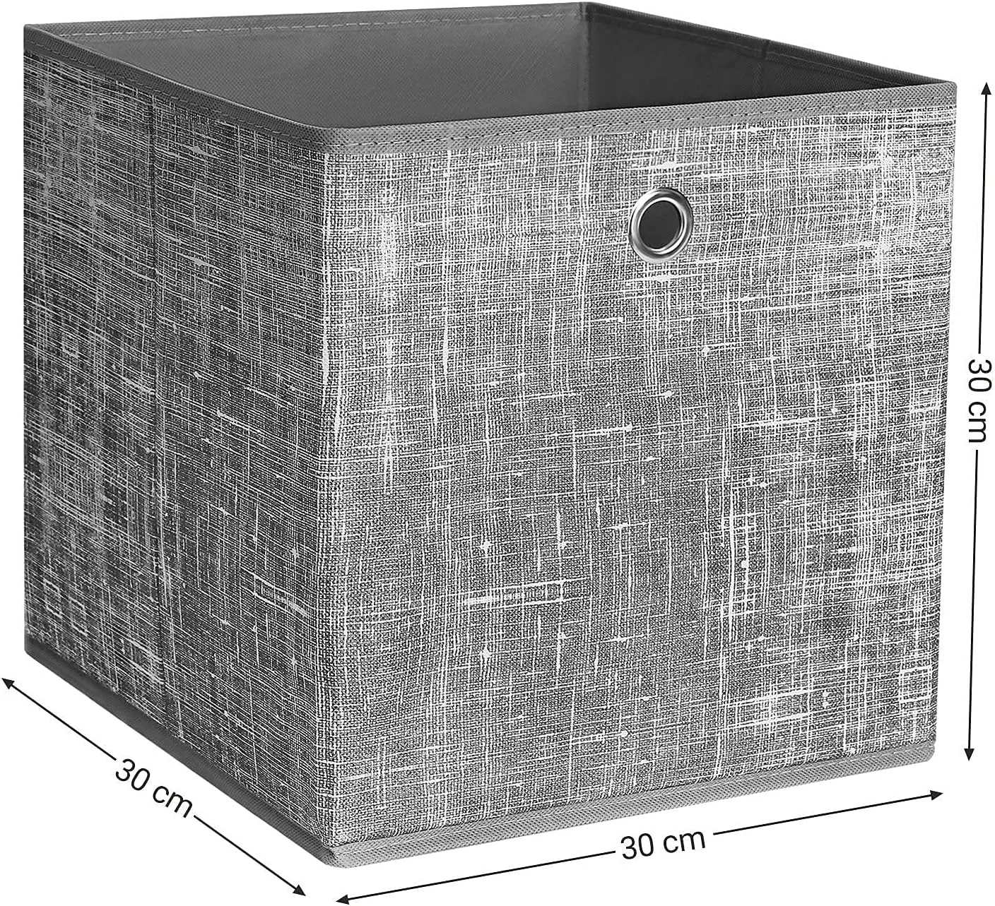 Durable Storage Boxes, 6-Pack, Grey Non-Woven Fabric - SONGMICS