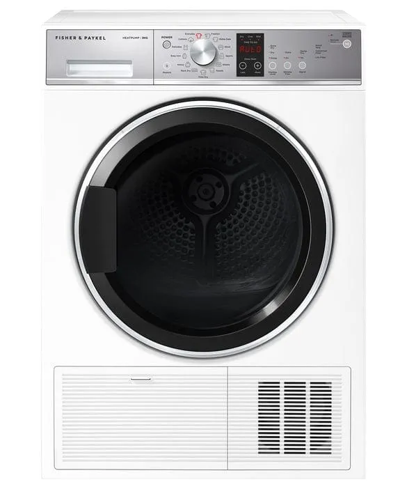 Fisher & Paykel DH9060P2 9Kg Heat Pump Condenser Tumble Dryer - White