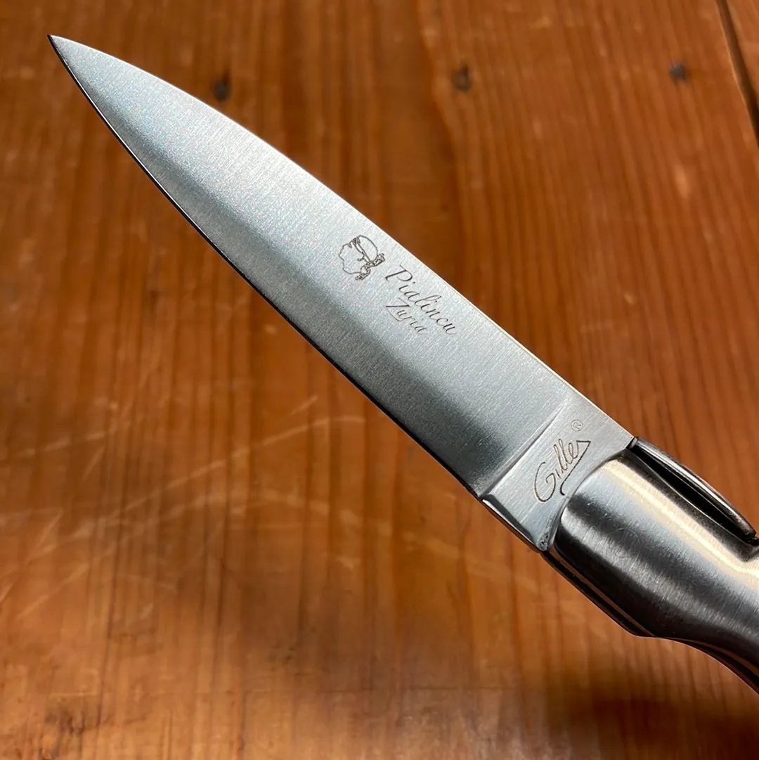 Fontenille Pataud Pialincu 10.5cm Pocket Knife Ash Burl Lockback