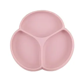 Glitter & Spice Silicone Suction Plate - Dusty Rose