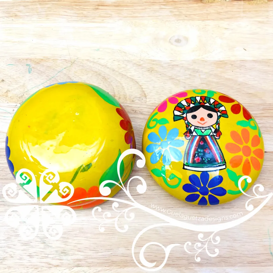 Hand Painted Ceramic Jewelry Box