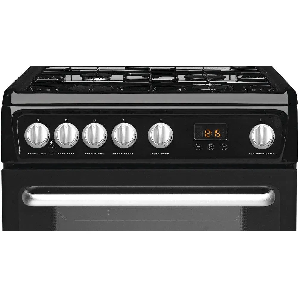 Hotpoint Newstyle HARG60K 60cm Wide Freestanding Gas Cooker - Black