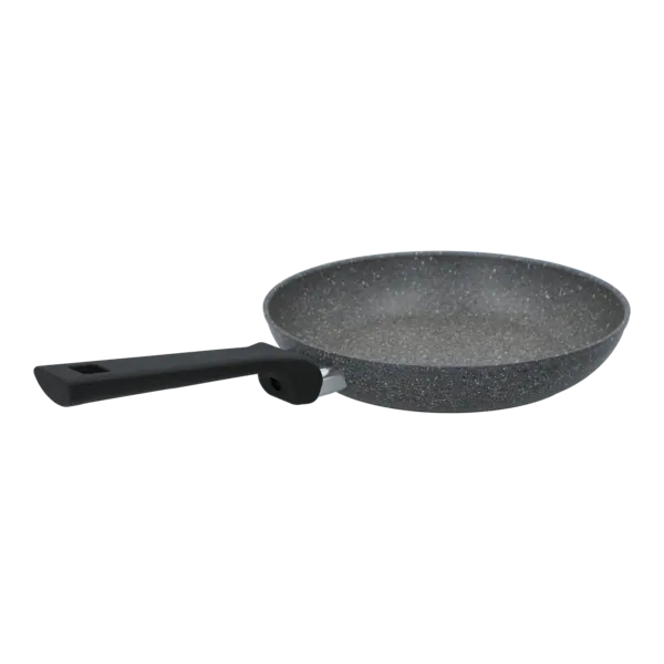 Eco-Friendly ILLA Planeta 24 cm Non-Stick Induction Frying Pan - 100% Recycled Aluminum, Made in Italy