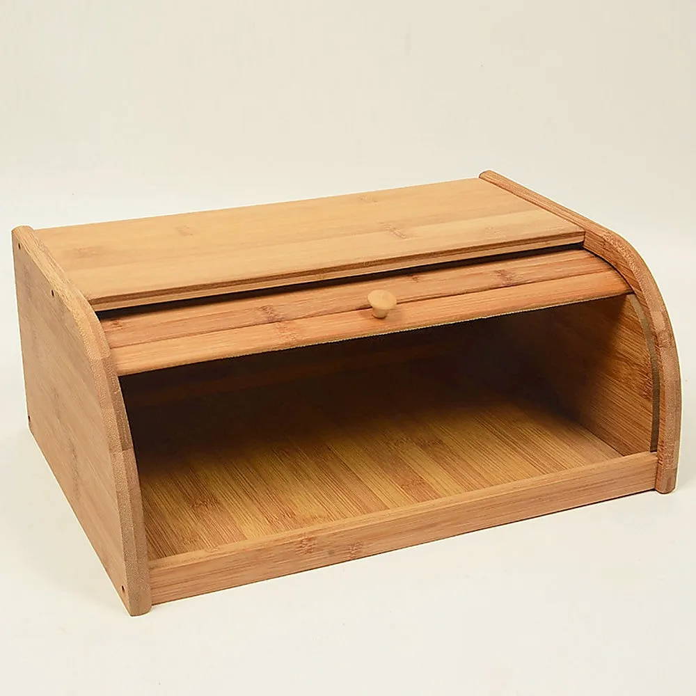 Insect-Proof Bamboo Bread Bin Storage Box, Eco-Friendly