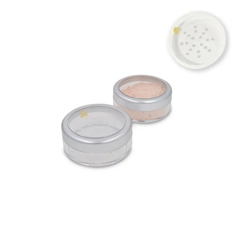 Jars: Matte Silver Rim and Sifters with Seals