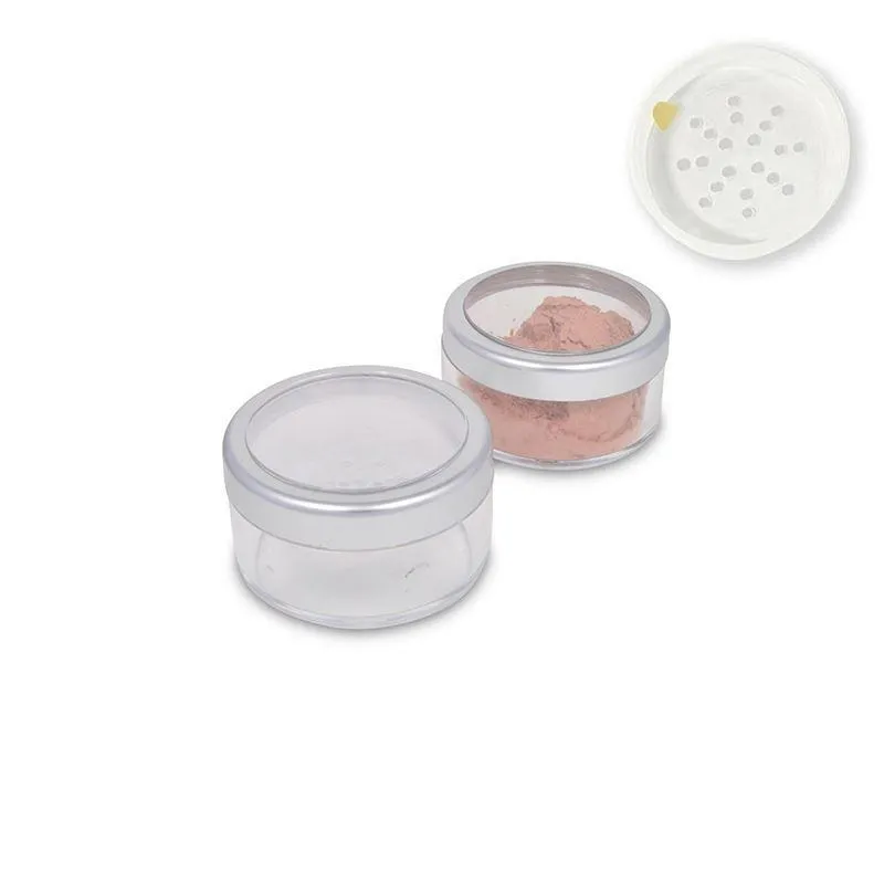 Jars: Matte Silver Rim and Sifters with Seals