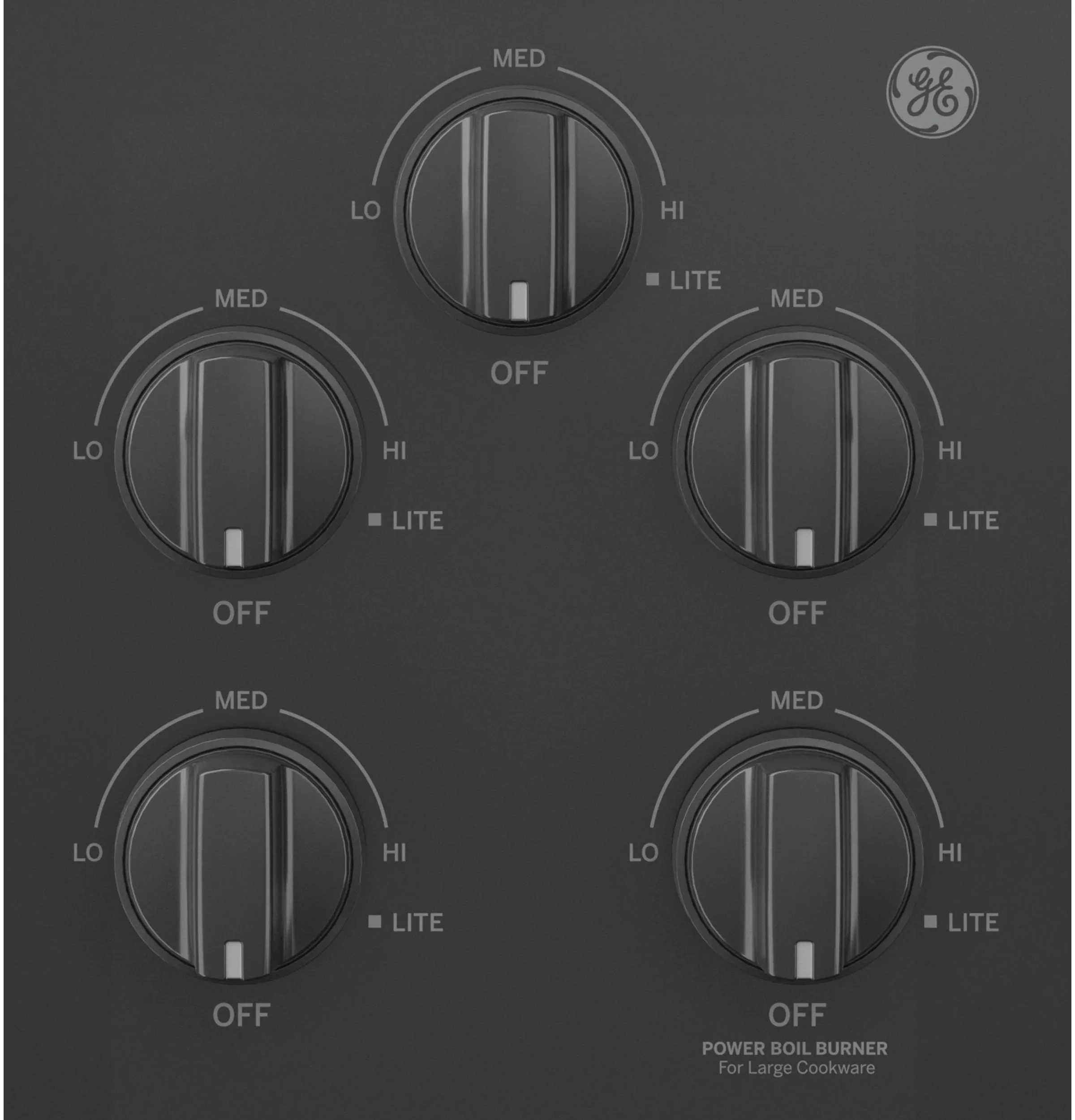 JGP3036DLBB GE® 36" Built-In Gas Cooktop with Dishwasher-Safe Grates