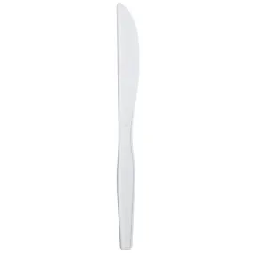 Karat PS Medium-Heavy Weight Knives Bulk Box - White - 1,000 ct