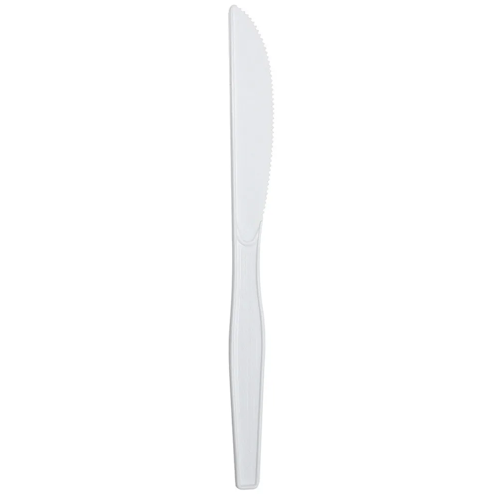 Karat PS Medium-Heavy Weight Knives Bulk Box - White - 1,000 ct