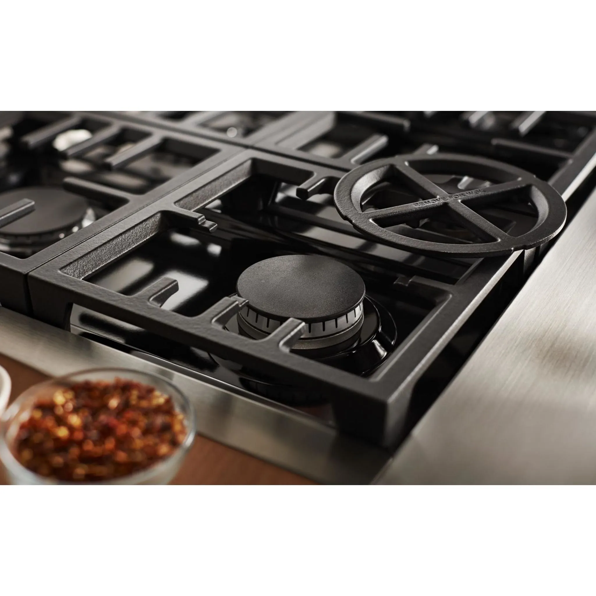 KitchenAid  48'' Smart Commercial-Style Gas Range with Griddle (KFGC558JYP)