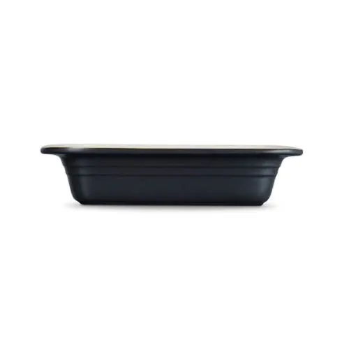 Le Creuset Stoneware Deep Rectangular Dish 29cm Satin Black
