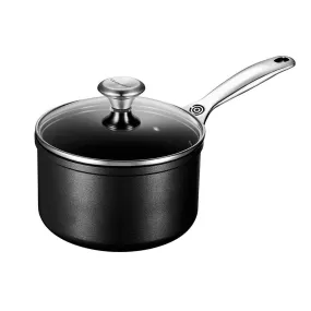 Le Creuset Toughened Nonstick PRO 2 qt. Saucepan with Glass Lid