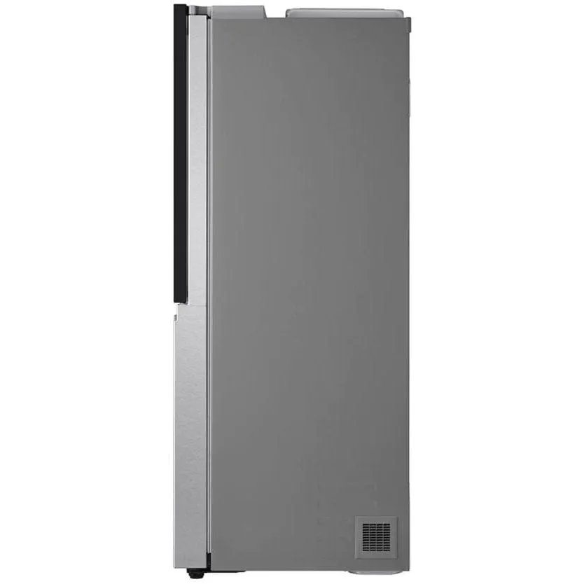 LG InstaView GSXV90BSAE Plumbed American-Style Smart Fridge Freezer - Stainless Steel