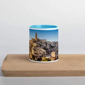 Matera Italy 11oz Mug with Blue Inside